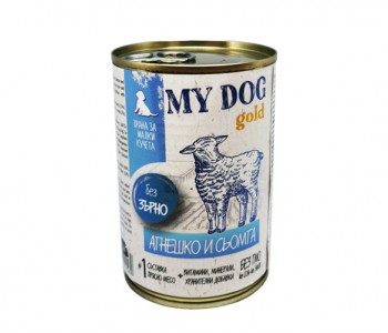 Пастет My Dog Gold Puppy Lamb&Salmon 400 г - агнешко и сьомга Пастет My Dog Gold Puppy Lamb&Salmon 400 г - агнешко и сьомга